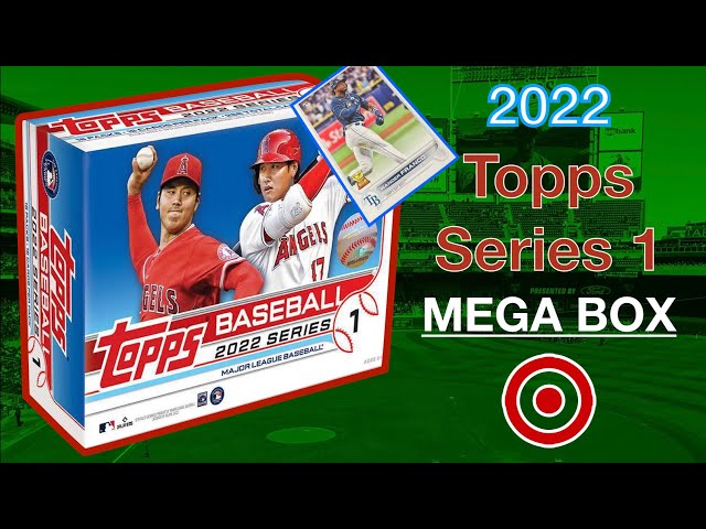 2022 Topps Mlb Series 1 Baseball Trading Card Mega Box