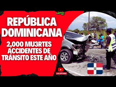 República Dominicana en primer lugar por accidentes de tránsito