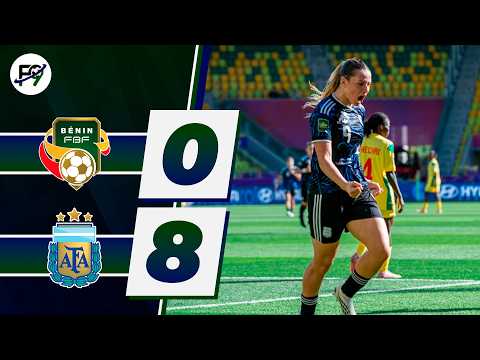 ⚽ ARGENTINA VENCE 8-0 A BENIN POR FECHA 2 DE MUNDIAL FEMENINO <strong>SUB20</strong> - FASE DE GRUPOS 🏆