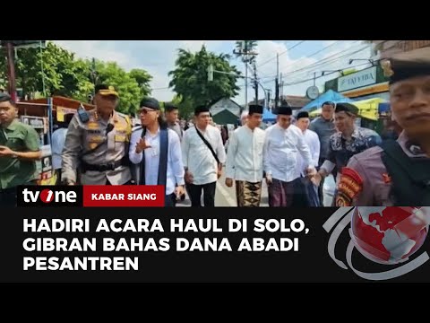 Safari Politik Bacawapres Gibran di Solo, Hadiri Haul Habib Ali