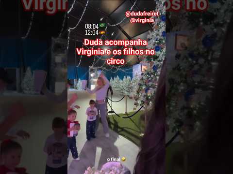 Virginia leva os filhos ao circo em Madrid #shorts #virginiafonseca