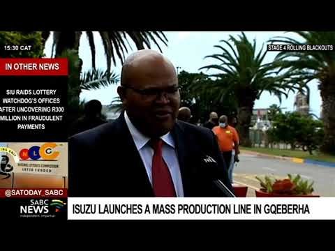Isuzu launches a mass production line in Gqeberha