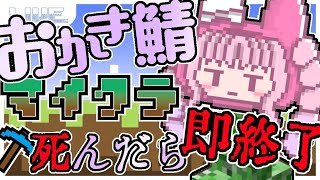【#おかき鯖/Minecraft】死んだら即終了【VTuber/兎々世えに】