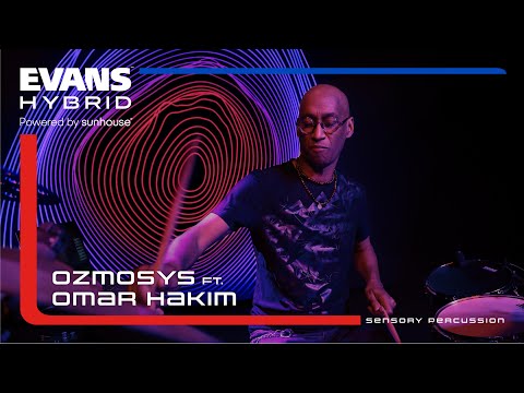 Omar Hakim plays the EVANS Hybrid Sensory Percussion Sound System (feat. Ozmosys)