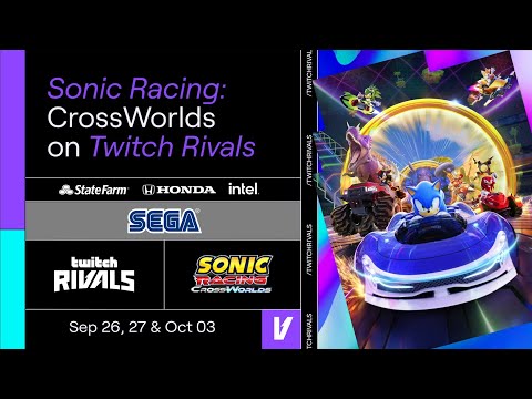 Sonic Racing: CrossWorlds - Twitch Rivals Announce Trailer