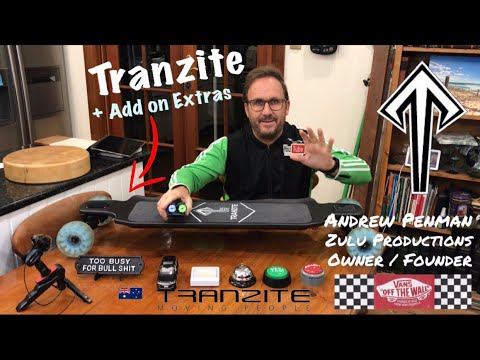 Tranzite Add on Extras Upgrade Parts - Andrew Penman EBoard Reviews - Vlog No. 178
