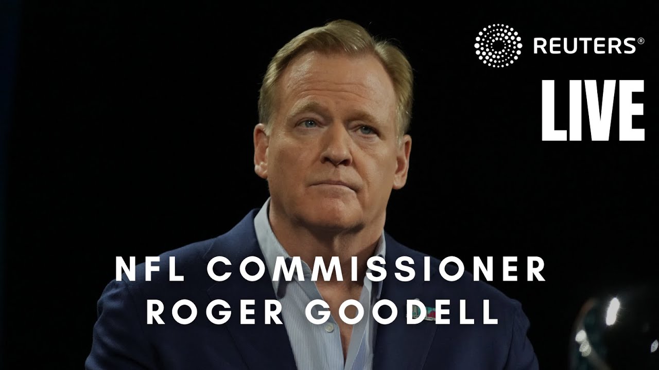 LIVE: NFL Commissioner Roger Goodell speaks ahead of the Super Bowl