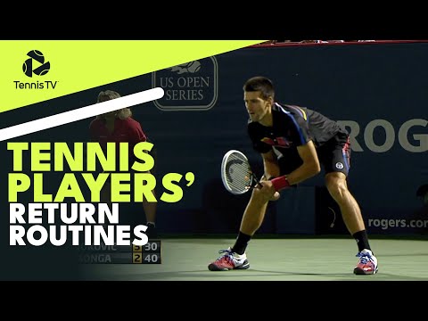 Tennis Players' Return Routines 👀