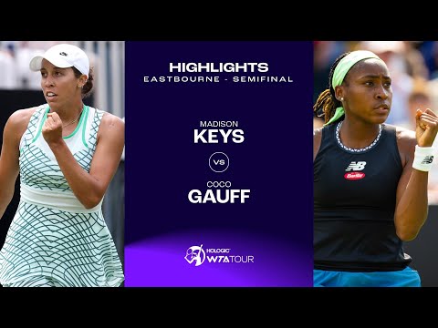 Madison Keys vs. Coco Gauff | 2023 Eastbourne Semifinal | WTA Match Highlights