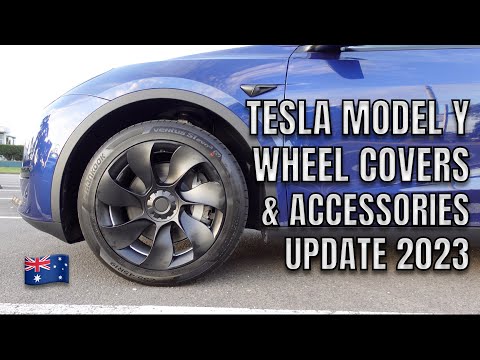 Tesla Model Y Wheel Covers Sunshade and accessories update | May 2023