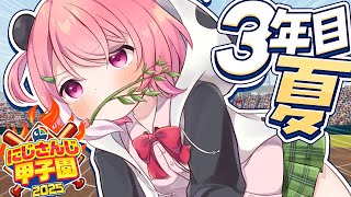 #にじ甲2025┊︎ぱんだ立どじゃ高校3年目夏🎋🐼⚾️