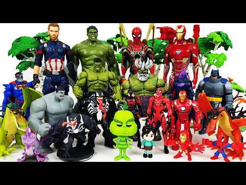 Avengers vs Venom! Go~! Spider-Man, Hulk, Iron Man, Captain America, Grinch, Dragon, Miles Morales - UCiRw9xGyL2b6lYfWR1ASIaA