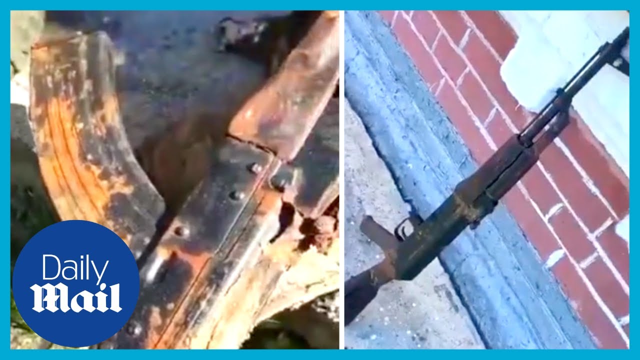 Rusty guns: Putin is forcing Russian civilians into war with these Kalashnikovs