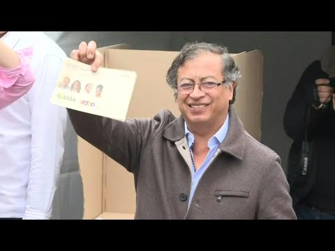 Colombia candidate Petro casts his vote in presidential election runoff | AFP
