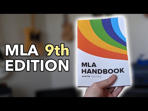 What's new in the MLA 9th Edition Handbook