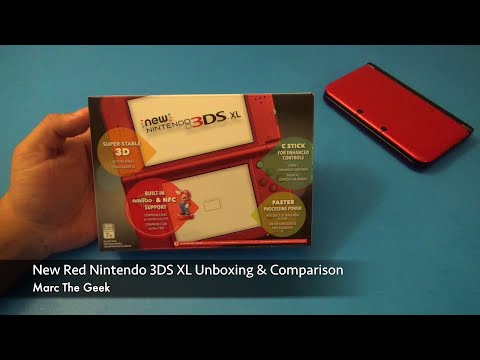 New Red Nintendo 3DS XL Unboxing & Comparison - UCbFOdwZujd9QCqNwiGrc8nQ
