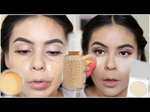 NEW COLOURPOP NO FILTER FOUNDATION + POWDERS REVIEW, FIRST IMPRESSION & WEAR TEST! | JuicyJas - UCqTR5f7YkGro3cPv23SqcqQ