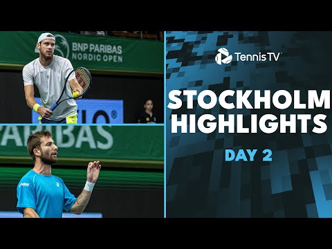 Jarry Battles Ymer; Norrie Plays Kecmanovic & More | Stockholm 2024 Day 2 Highlights