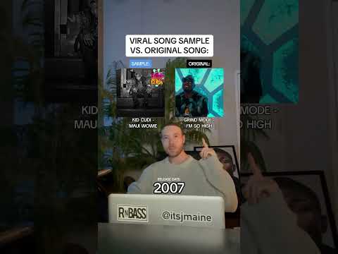 Viral Song Sample Vs. Original Song: Kid Cudi “Maui Wowie” & Grind Mode #shorts