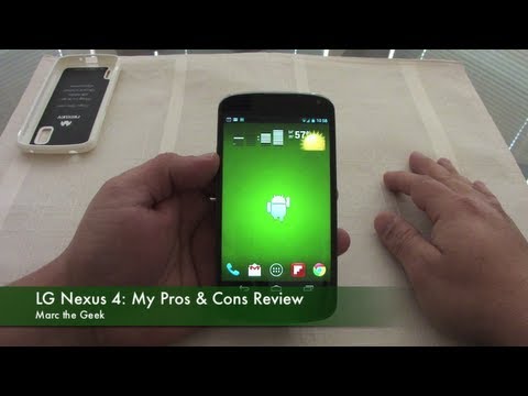 LG Nexus 4: My Pros & Cons Review (READ UPDATE) - UCbFOdwZujd9QCqNwiGrc8nQ