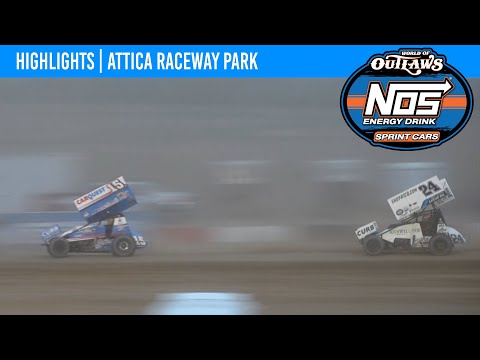 World of Outlaws NOS Energy Drink Sprint Cars | Attica Raceway Park | May 19th, 2023 | HIGHLIGHTS - dirt track racing video image