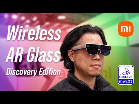 Trên tay kính AR không dây Xiaomi Wireless AR Glass Discovery Edition | MWC23