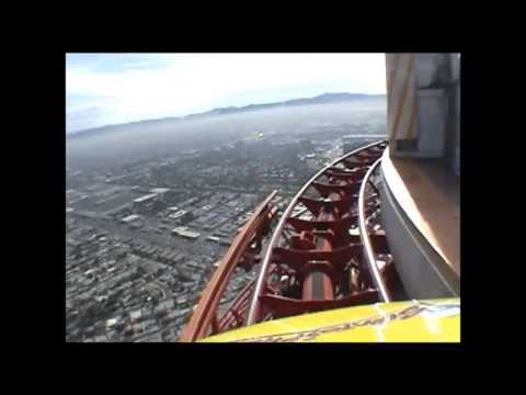 High Roller Roller Coaster POV Stratosphere Tower Las Vegas Closed - UCT-LpxQVr4JlrC_mYwJGJ3Q