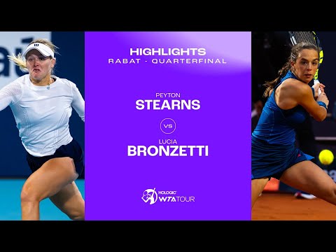 Peyton Stearns vs. Lucia Bronzetti | 2024 Quarterfinal | WTA Match Highlights