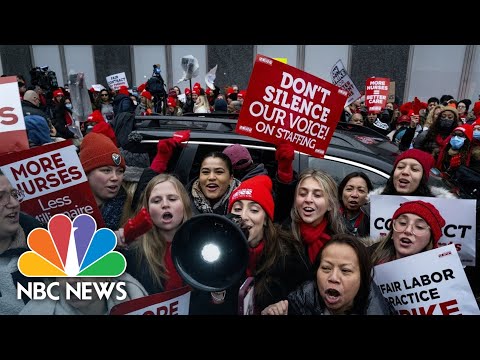 Thousands of New York City nurses strike over pay, staffing