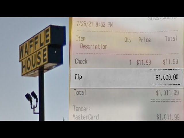 Country Music Star Leaves Huge Tip at Restaurant