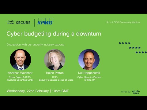 Cyber Budgeting during a downturn