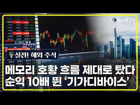 [실전! 해외주식] 메모리 호황 흐름 제대로 탔다, 순익 10배 뛴 '기가디바이스'