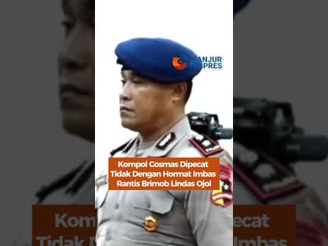 Kompol Cosmas Dipecat Tidak Dengan Hormat Imbas Rantis Brimob Lindas Ojol #ojol #polri #shorts