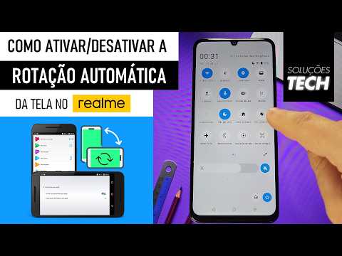 Como Ativar ou Desativar a ROTAÇÃO AUTOMÁTICA da TELA no REALME (ATUALIZADO)