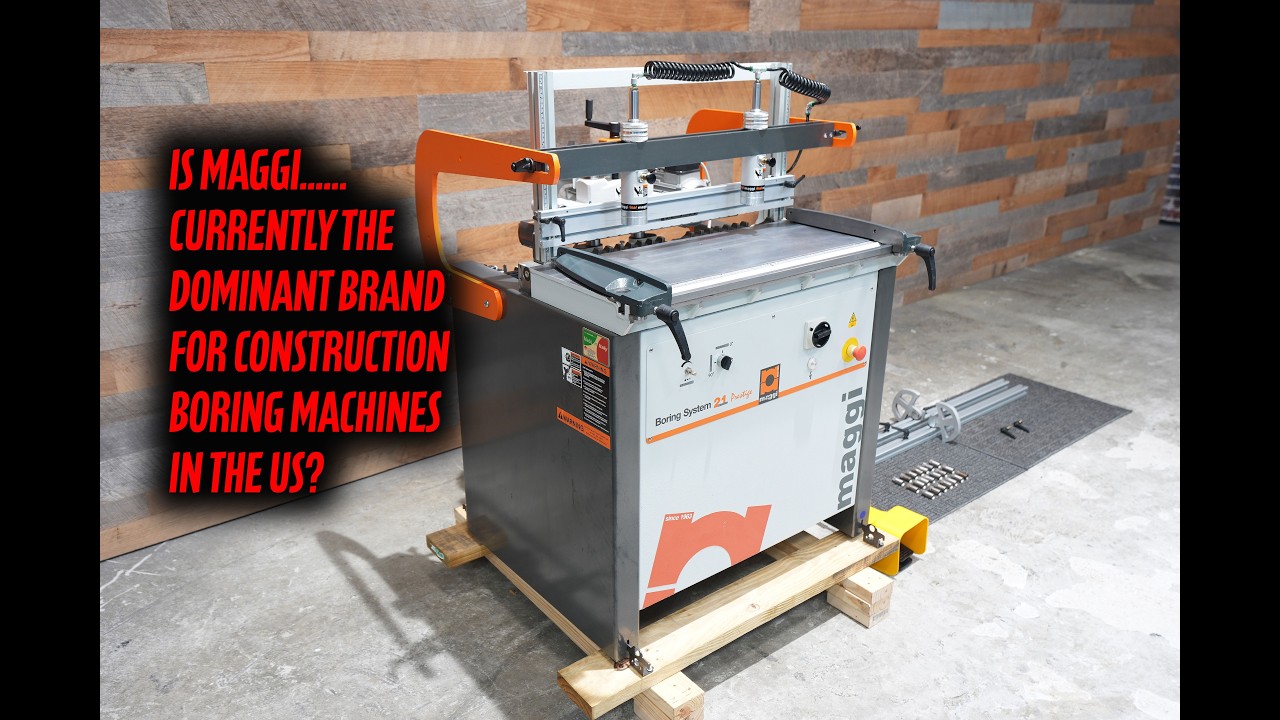 FPPOV - Maggi System 21 Prestige Construction Line Boring Machine