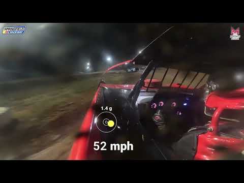 #11 Jon Kirby - Super Late Model - 8-31-2025 Springfield Raceway - In Car Camera - dirt track racing video image