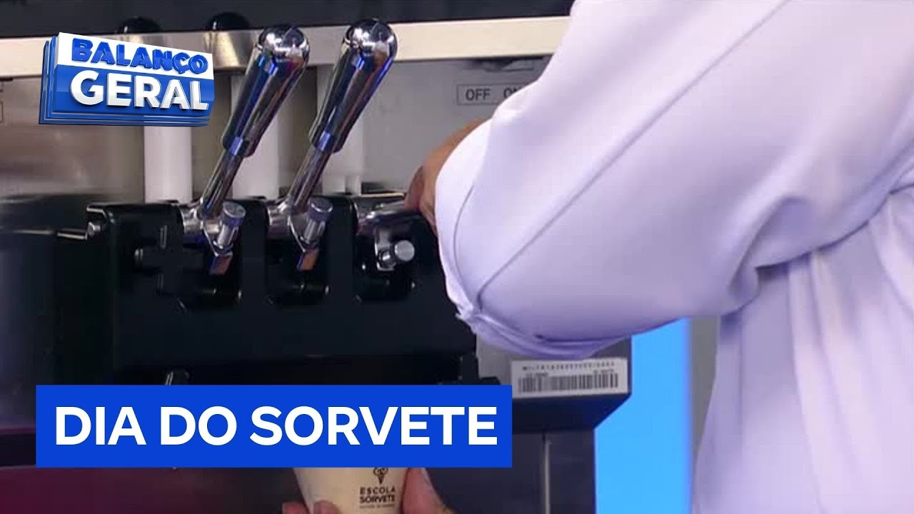 No Dia do Sorvete chef apresenta sabores inusitados no Balanço Geral