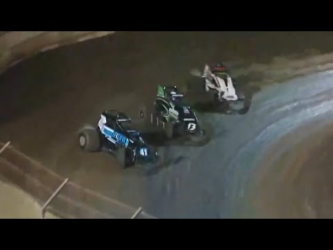 HIGHLIGHTS: USAC West Coast Sprint Cars | Ventura Raceway | 5/21/2022 - dirt track racing video image