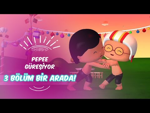 Pepee Güreşiyor👦🧑 Leliko ve Pisi İle 3 Bölüm Bir Arada | Düşyeri