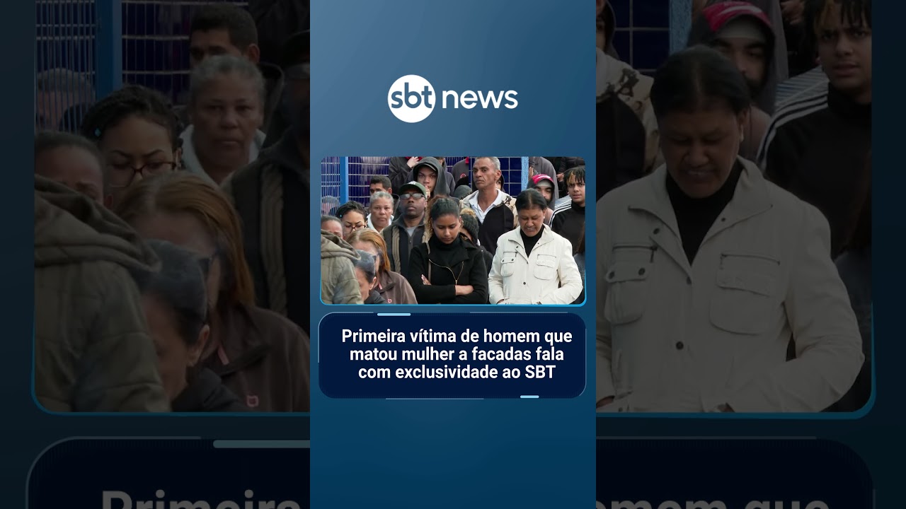 Primeira vítima de homem que matou mulher a facadas fala com exclusividade ao SBT | SBTManhã