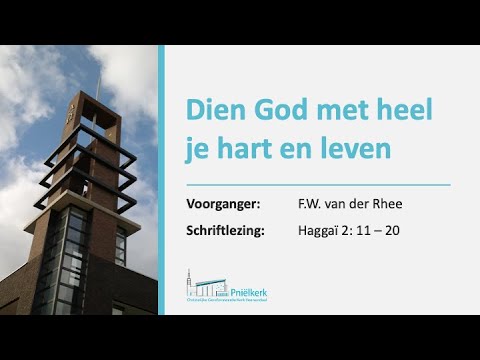 Middagdienst van 22-06-2025 vanuit de Pniëlkerk te Veenendaal