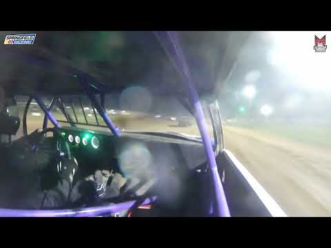 #75 Kyle Ratterree - Pure Stock - 5-4-2024 Springfield Raceway - In Car Camera - dirt track racing video image