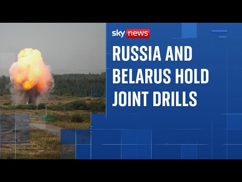 Russia and Belarus hold military drills