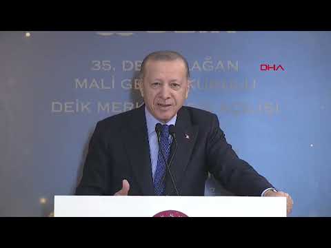 #CANLI Cumhurbaşkanı Erdoğan DEİK Merkez Ofisi'nin Açılışında Konuşuyor