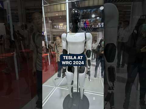 Fantastic tesla bot on robot exhibition | Robots and ...