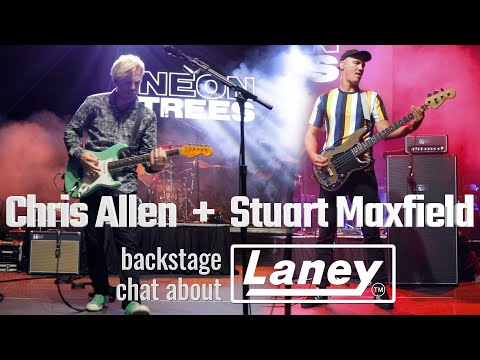 Chris Allen from Neon Trees LIVE talks about his Laney Lionheart