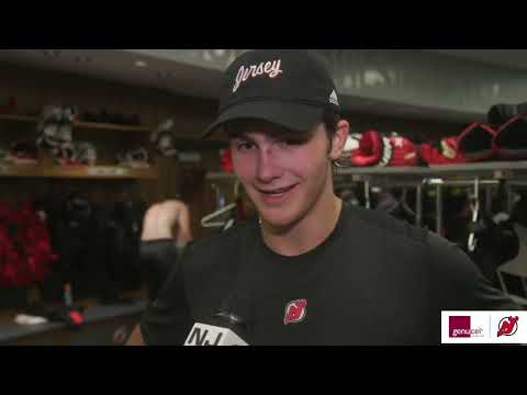 Seamus Casey and Chase Stillman talk about the 3v3 at Devils Development Camp video clip
