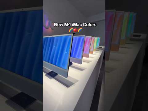 Check Out the New M4 iMac Colors