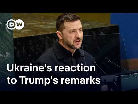Ukraine's President Zelenskyy addresses UNGA after Trump remarks | DW News