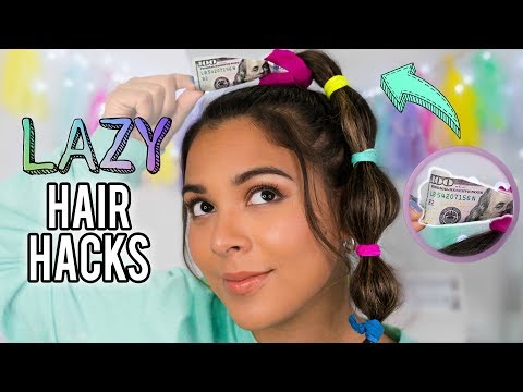 DIY Hair Hacks Every LAZY PERSON Should Know! Quick & Easy Hairstyles for School! - UCIOUkPJZtWThQBtkCRniSBw